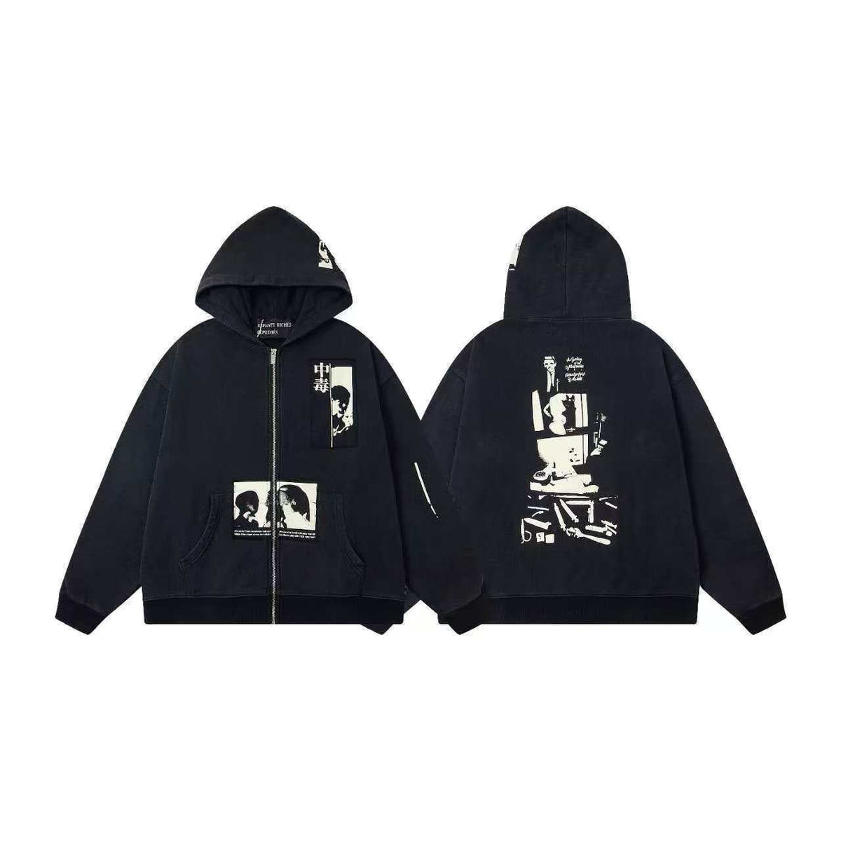 New patch printed jacket