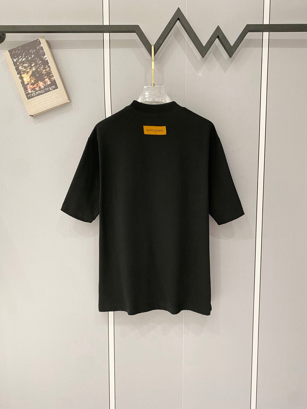 Classic letter printed pure cotton T-shirt -014