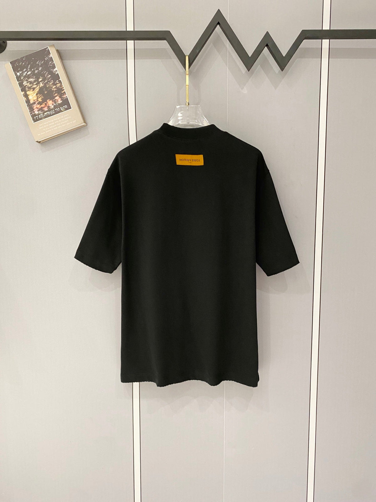 Classic letter printed pure cotton T-shirt -014