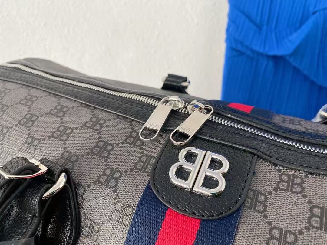 Graffiti coated Century joint travel bag