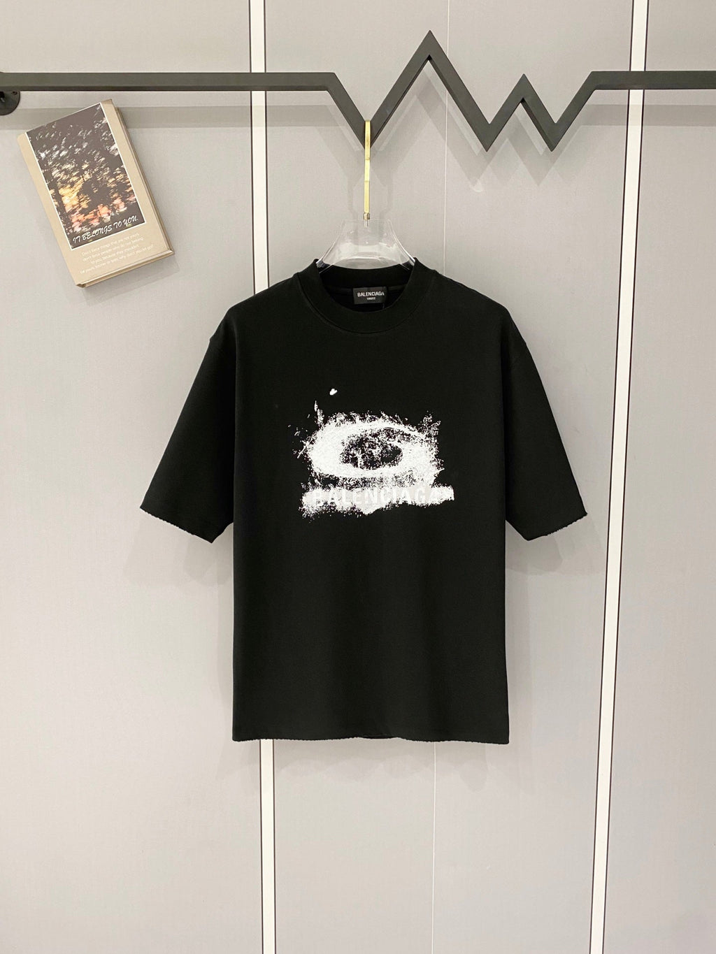 Classic letter printed pure cotton T-shirt -8