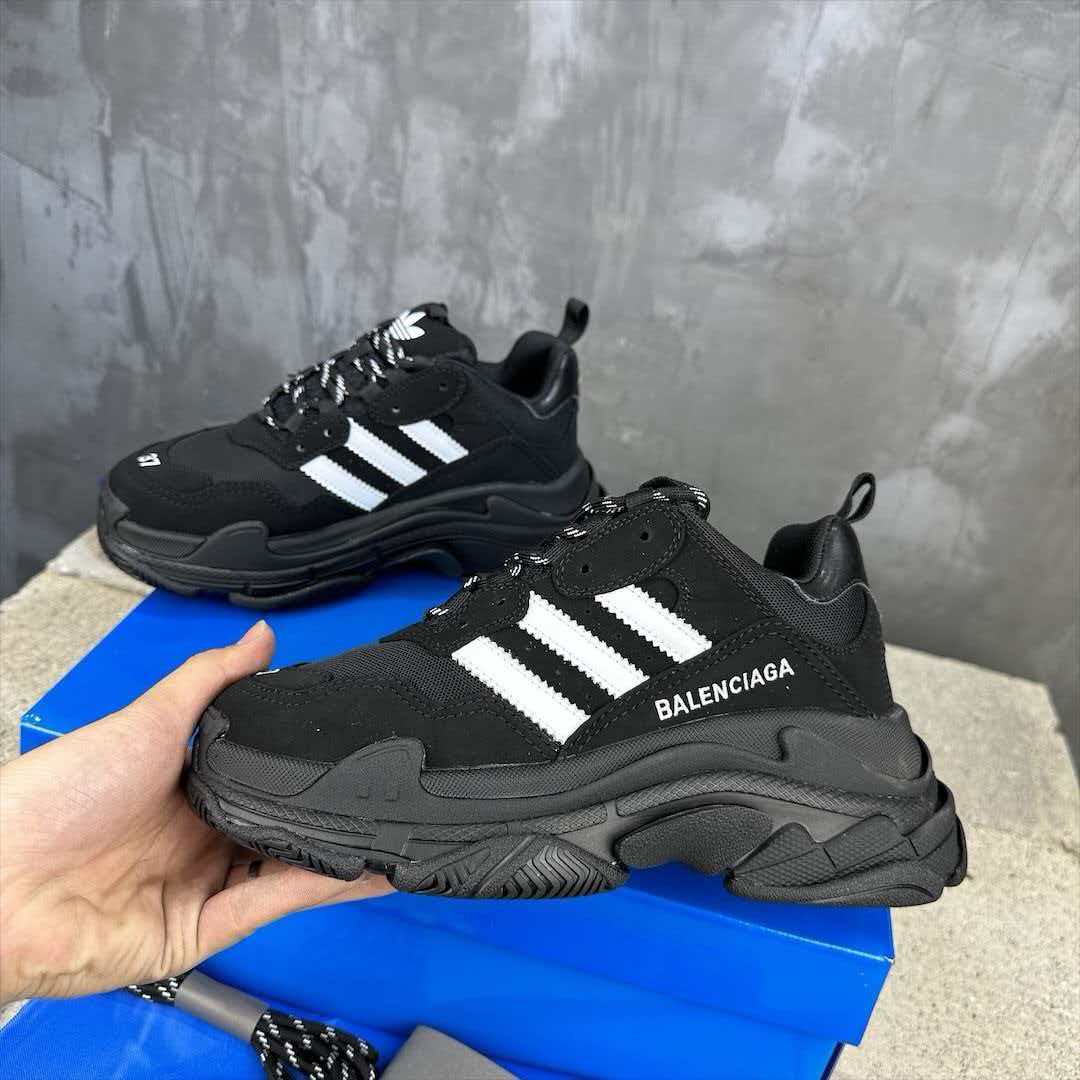 Co branded retro thick sole height increasing sports dad shoes
