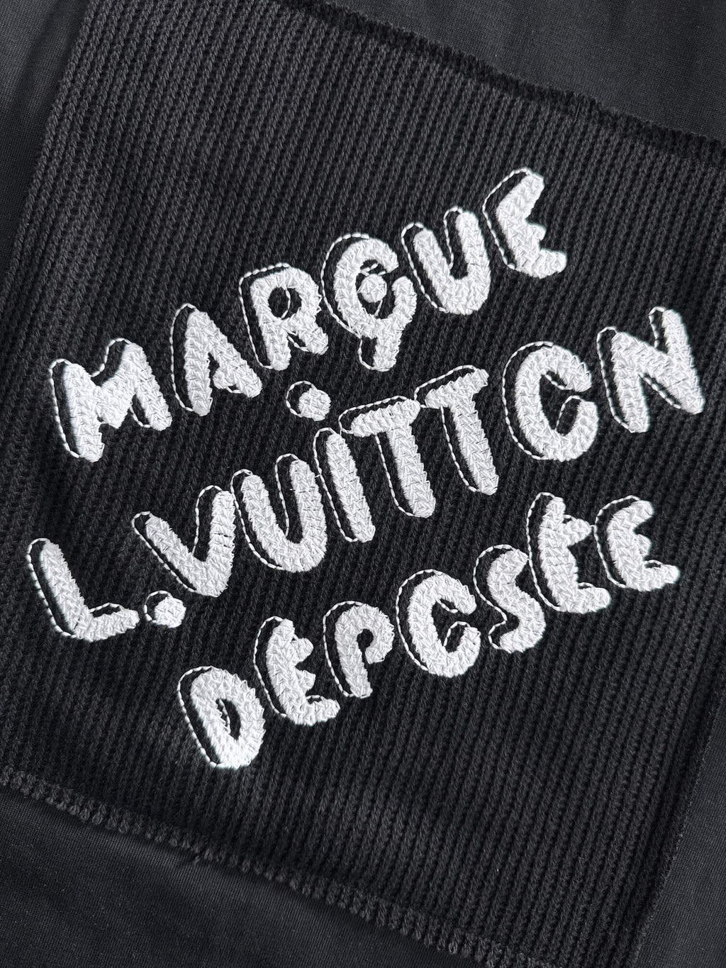 Shadow Letter Embroidered T-Shirt