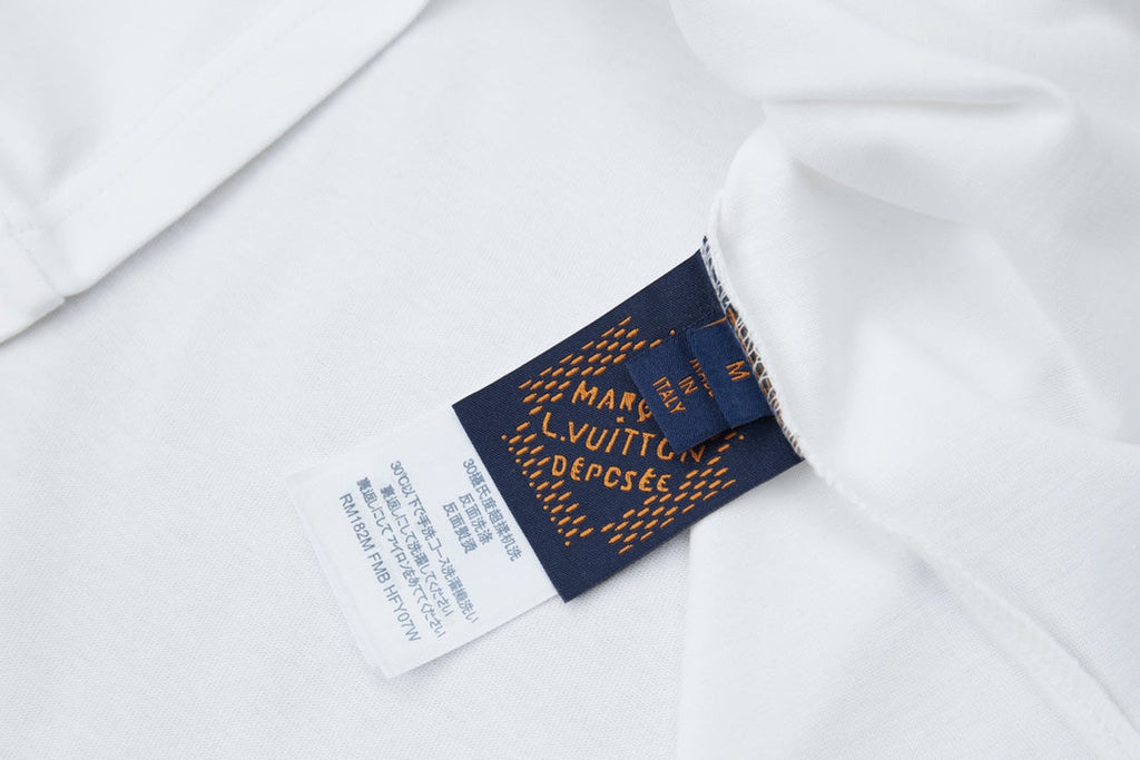 Contrast embroidered T-shirt
