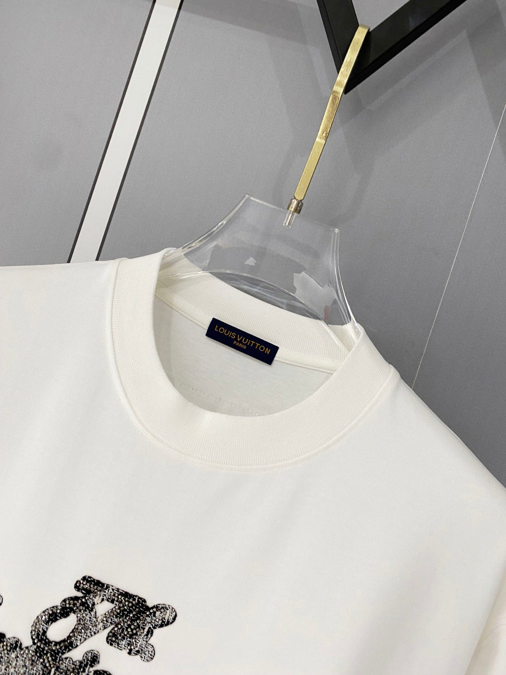 Classic letter printed pure cotton T-shirt -014
