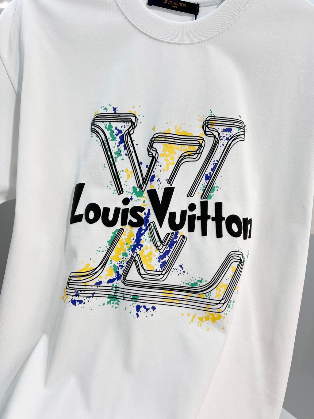 New painted letter short sleeved shirt