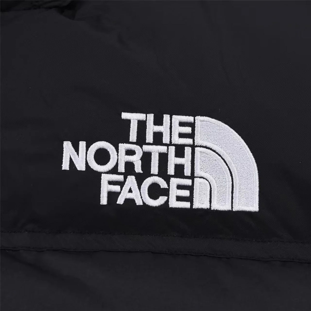 Cloud printed black down jacket
