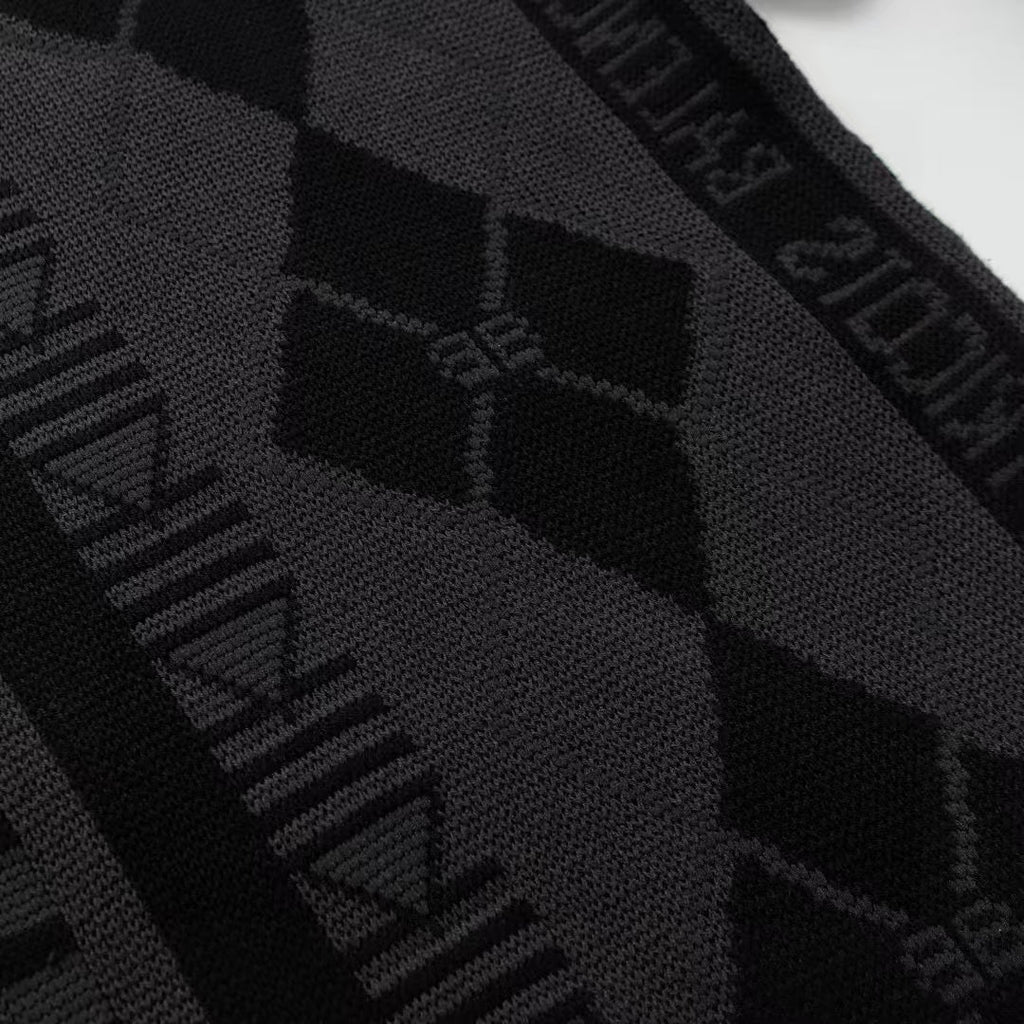 New geometric pattern sweater