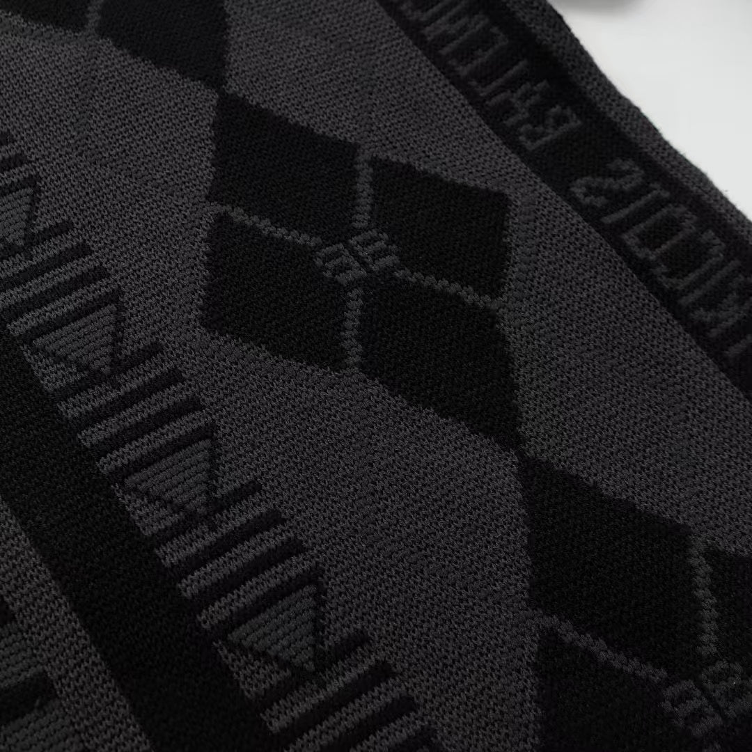 New geometric pattern sweater