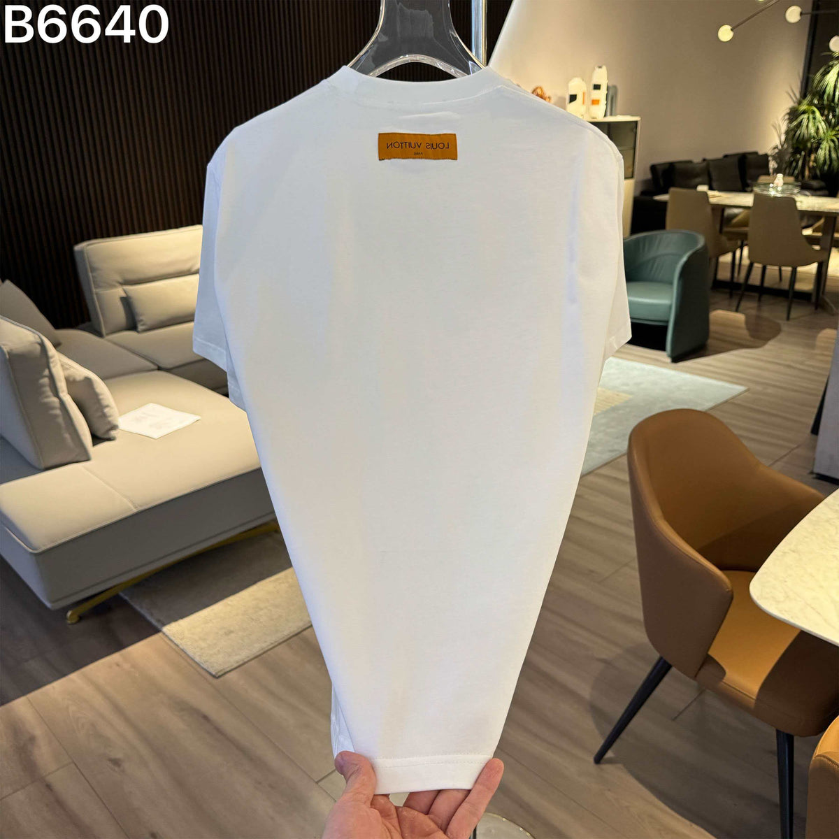 26ss new embroidery craft logo letter short sleeved shirt