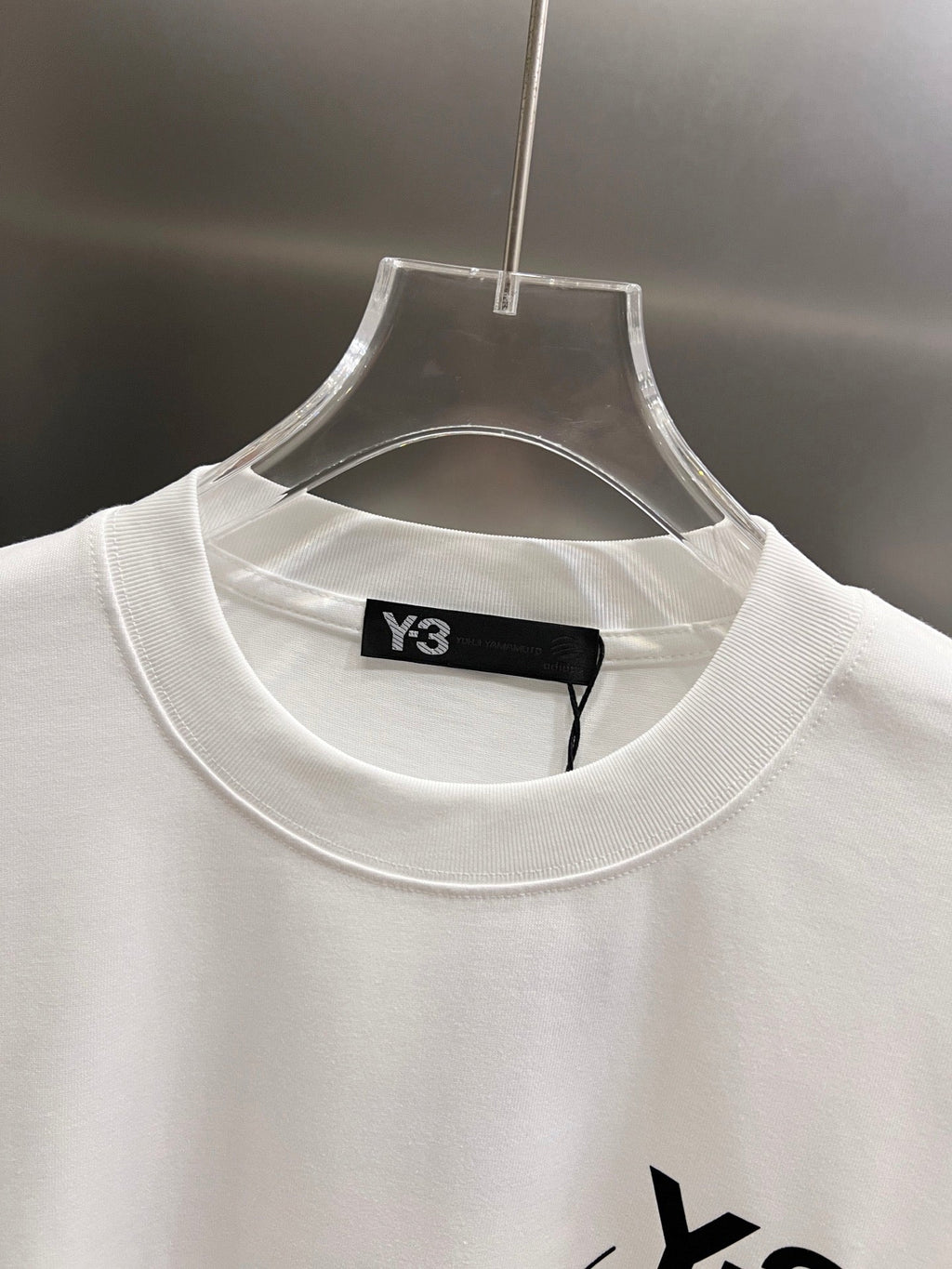 Signature letter 3D craft short sleeved T-shirt