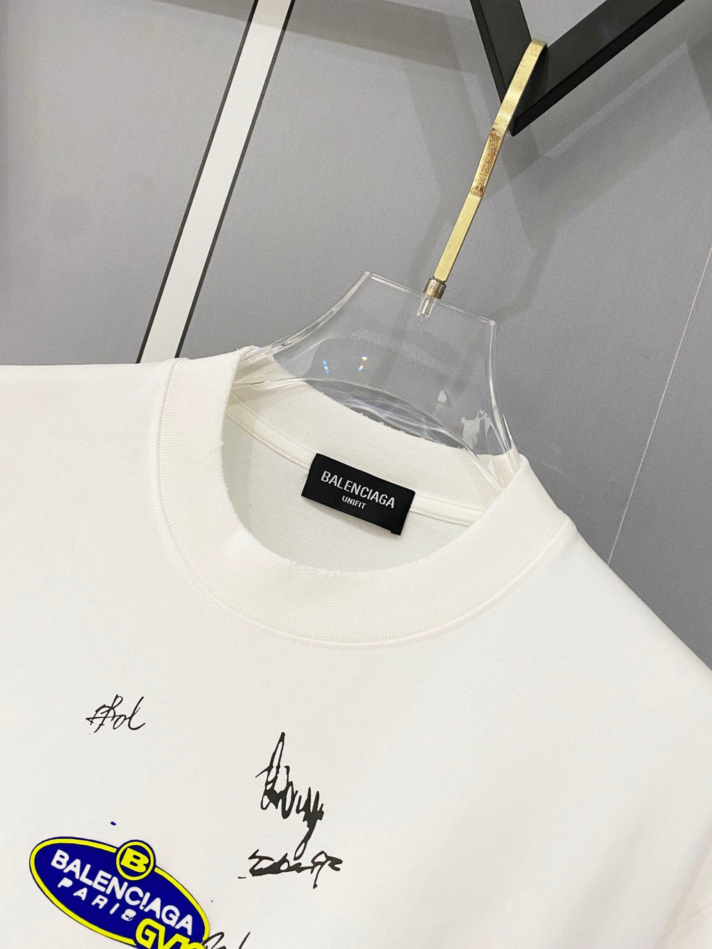 Classic letter printed pure cotton T-shirt -9