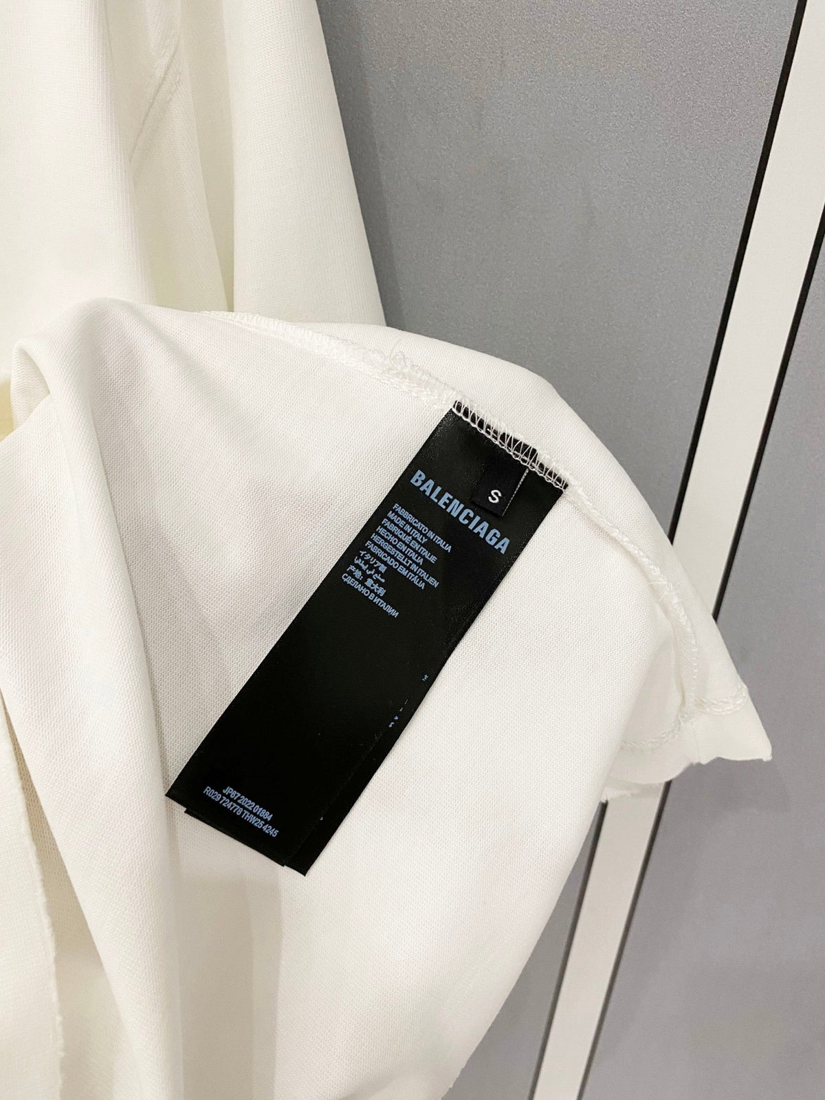 Classic letter printed pure cotton T-shirt -012