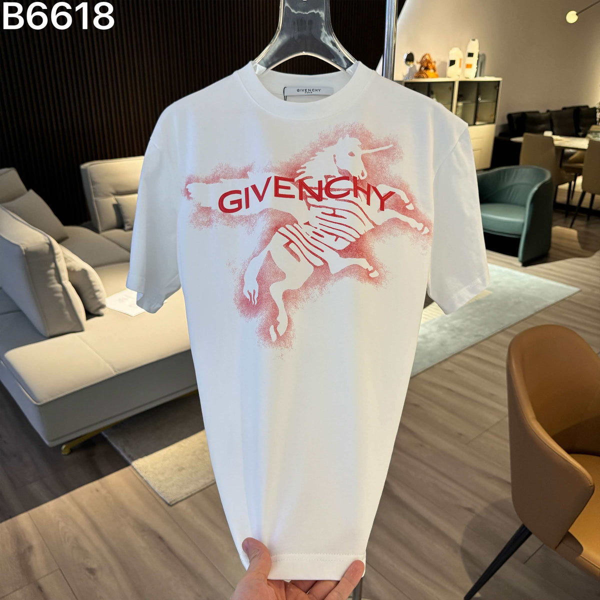 26ss new embroidered letter short sleeved shirt