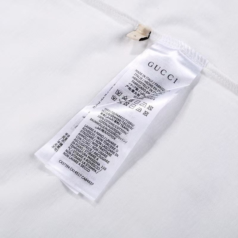 Early spring printed letter short sleeved shirt