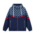 New splicing hooded jacket