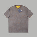 Classic logo burned jacquard short sleeved shirt
