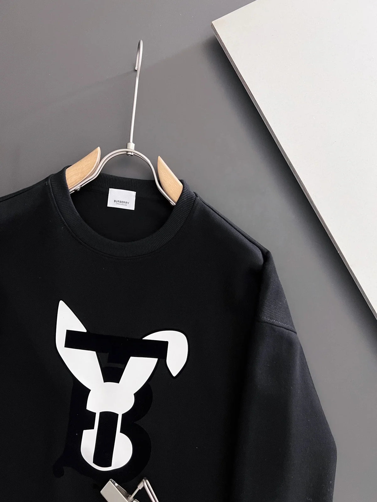 New printed pullover round neck hoodie