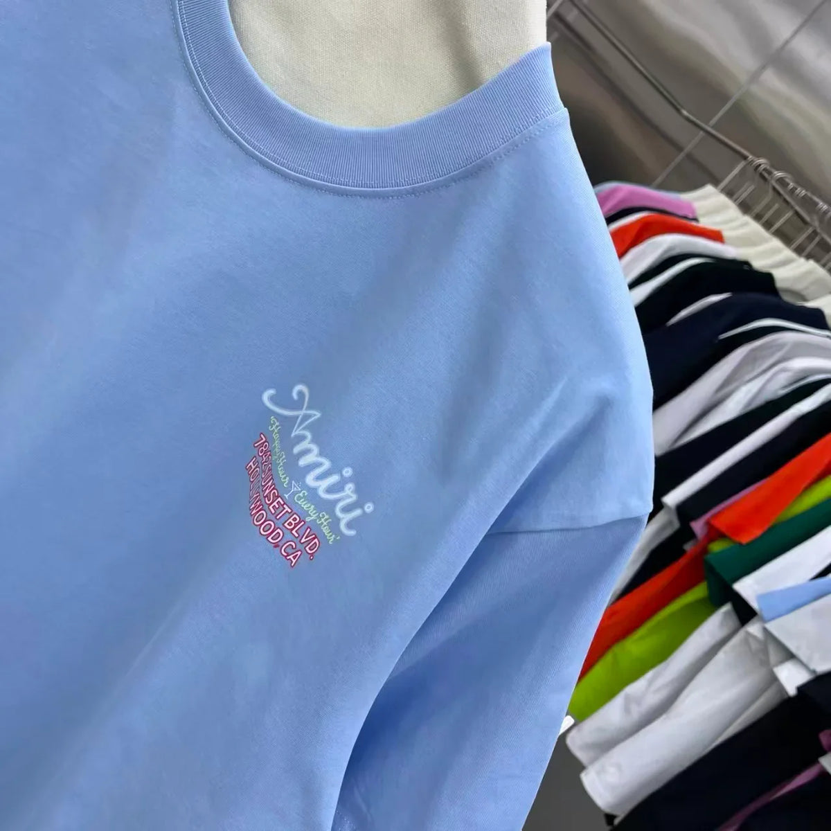 New printed short sleeved T-shirt