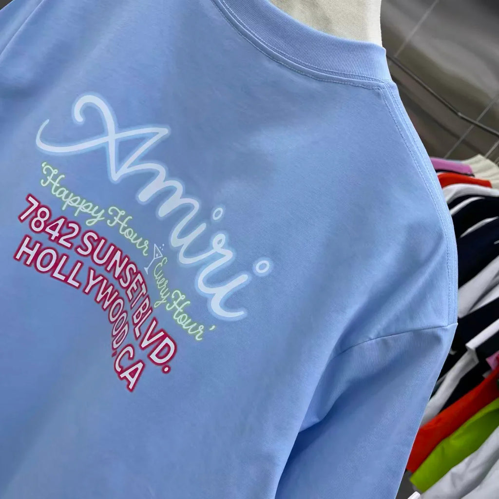 New printed short sleeved T-shirt