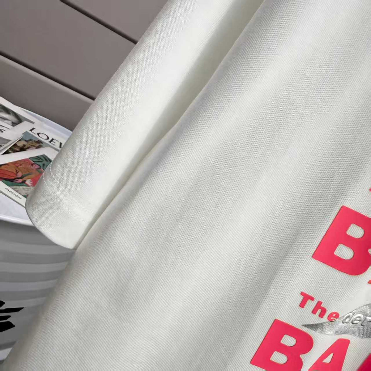 New hot stamping printed T-shirt
