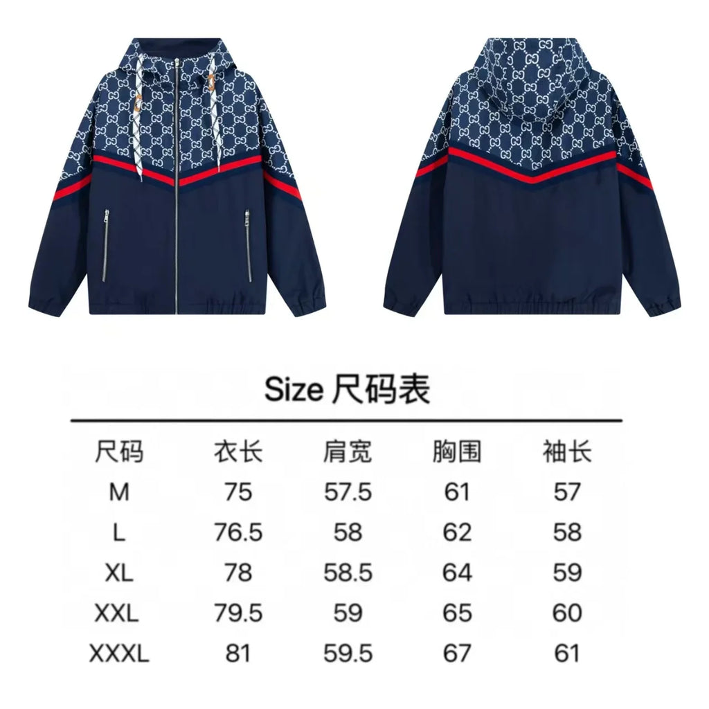 New splicing hooded jacket
