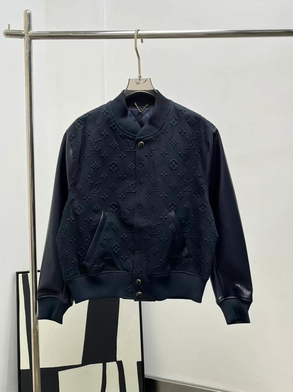 New embossed baseball jacket