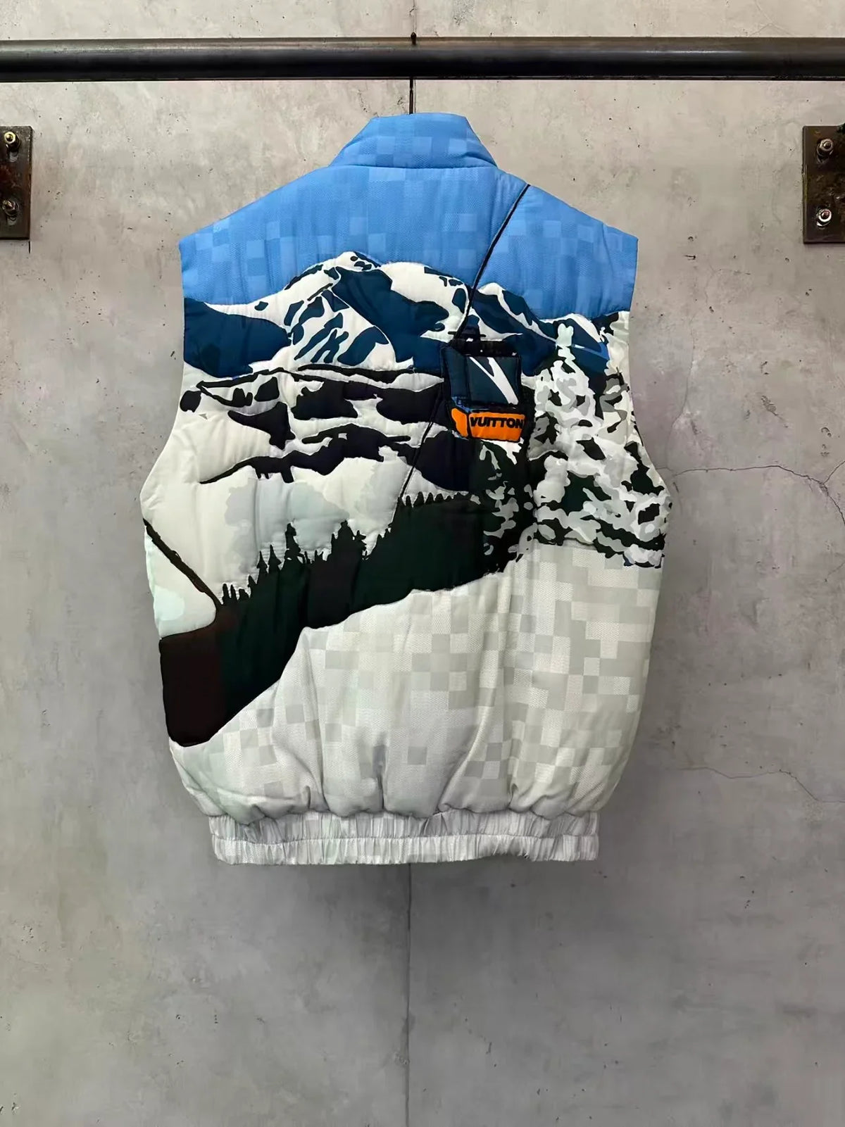 New sleeveless stitch vest jacket