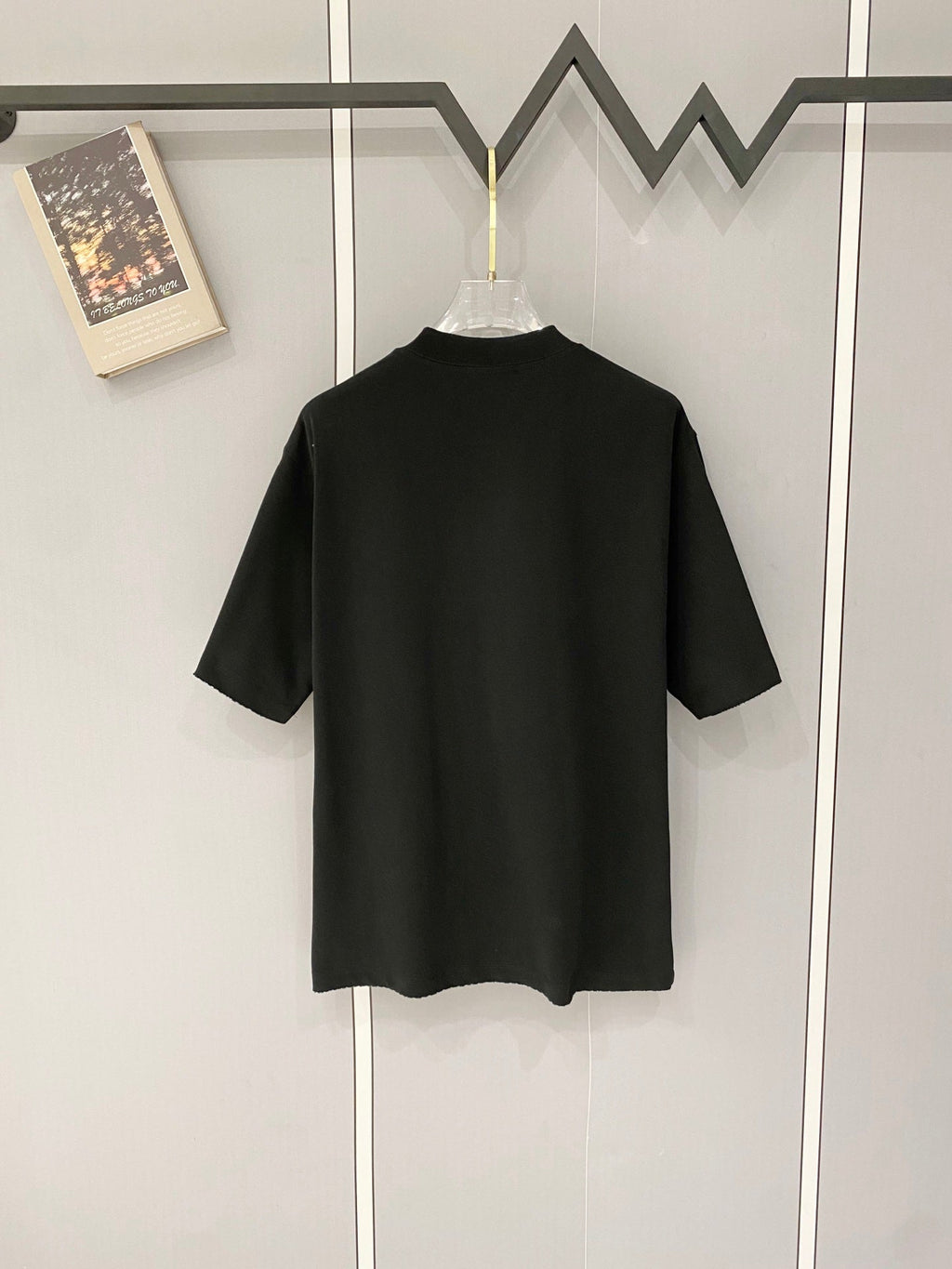 Classic letter printed pure cotton T-shirt -012