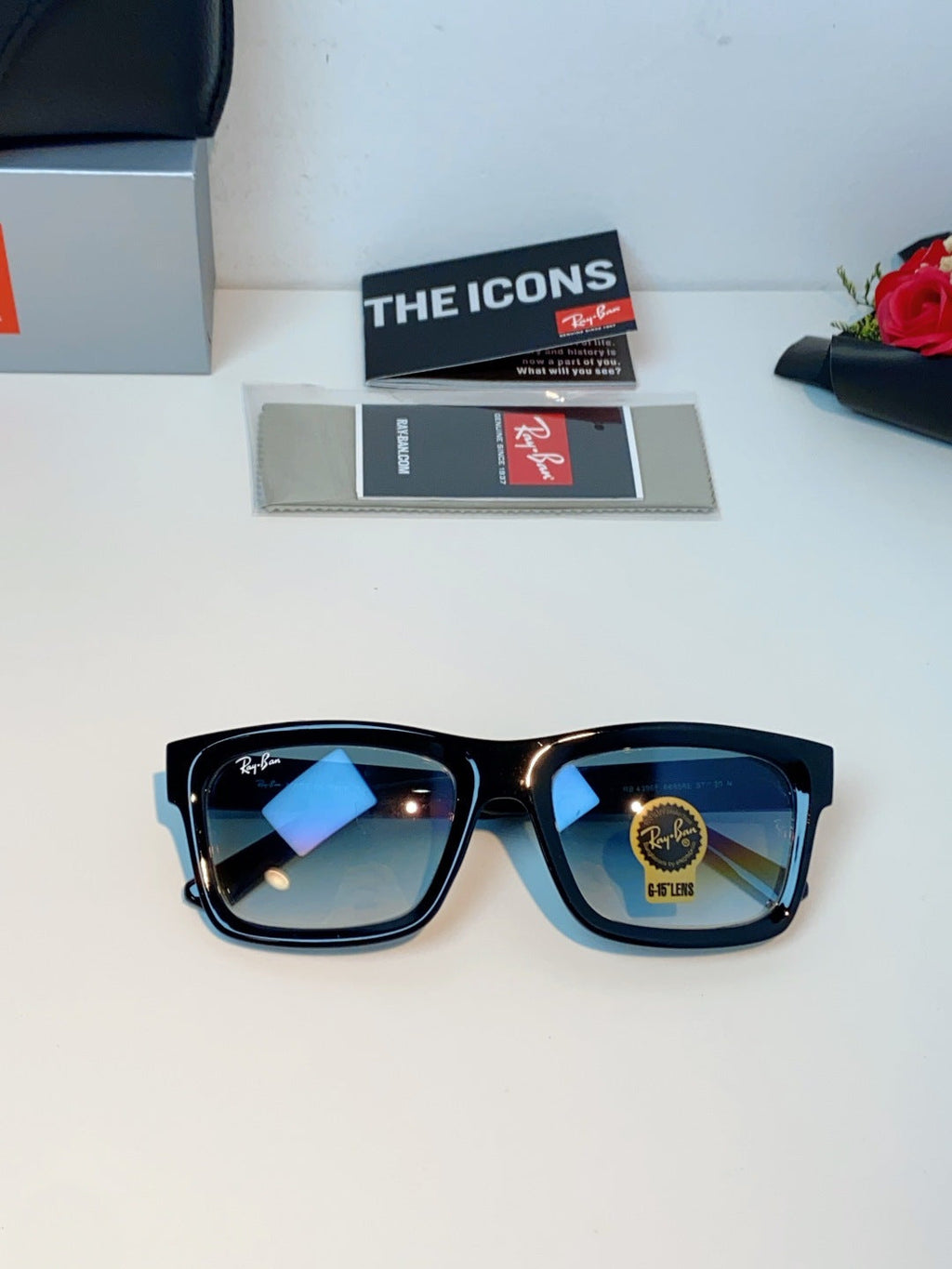 High quality tempered glass sunglasses for men