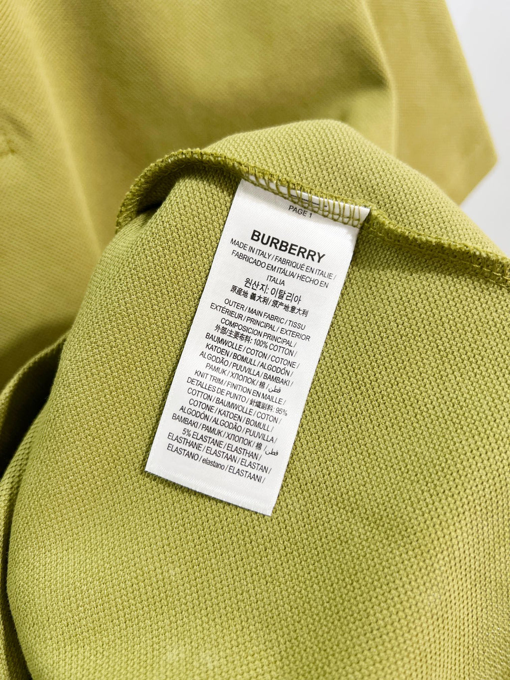 Color blocked flat collar classic plaid collar letter polo shirt