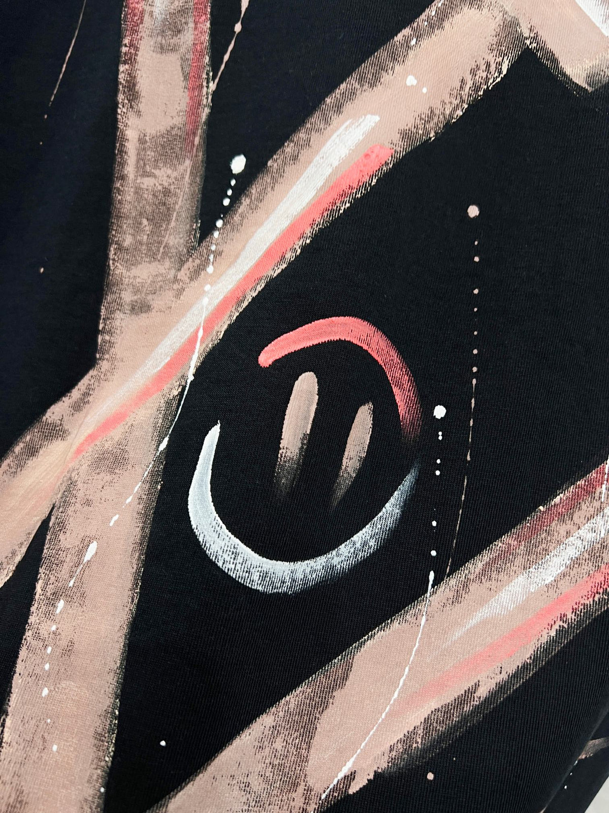 Loose hand drawn T-shirt -5
