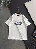 Embroidered logo T-shirt with fabric on the chest