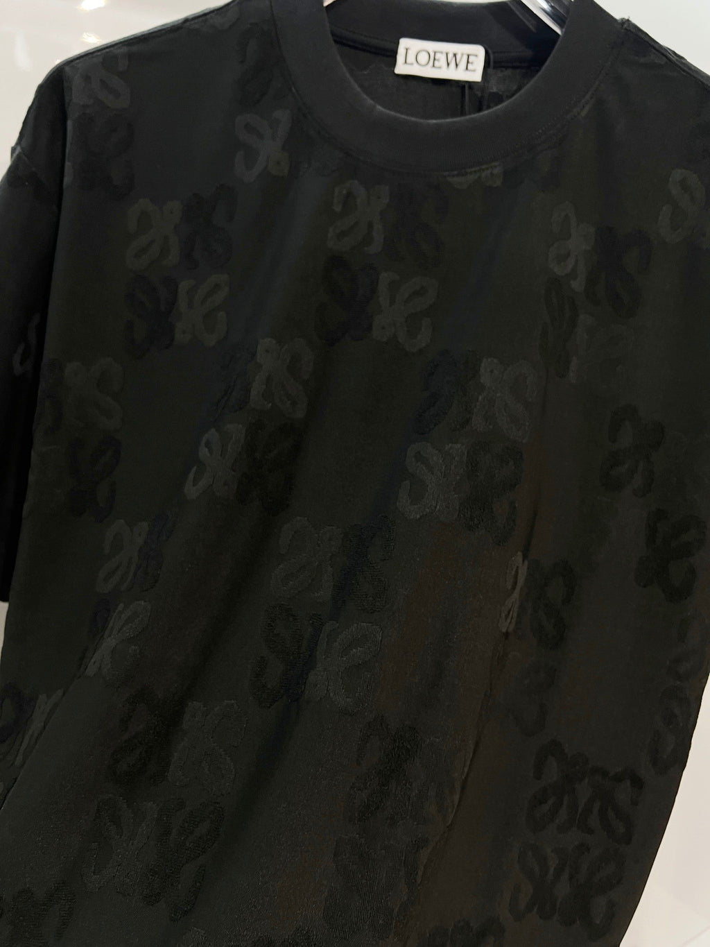 New full body dark patterned long flowered letter short sleeved shirt