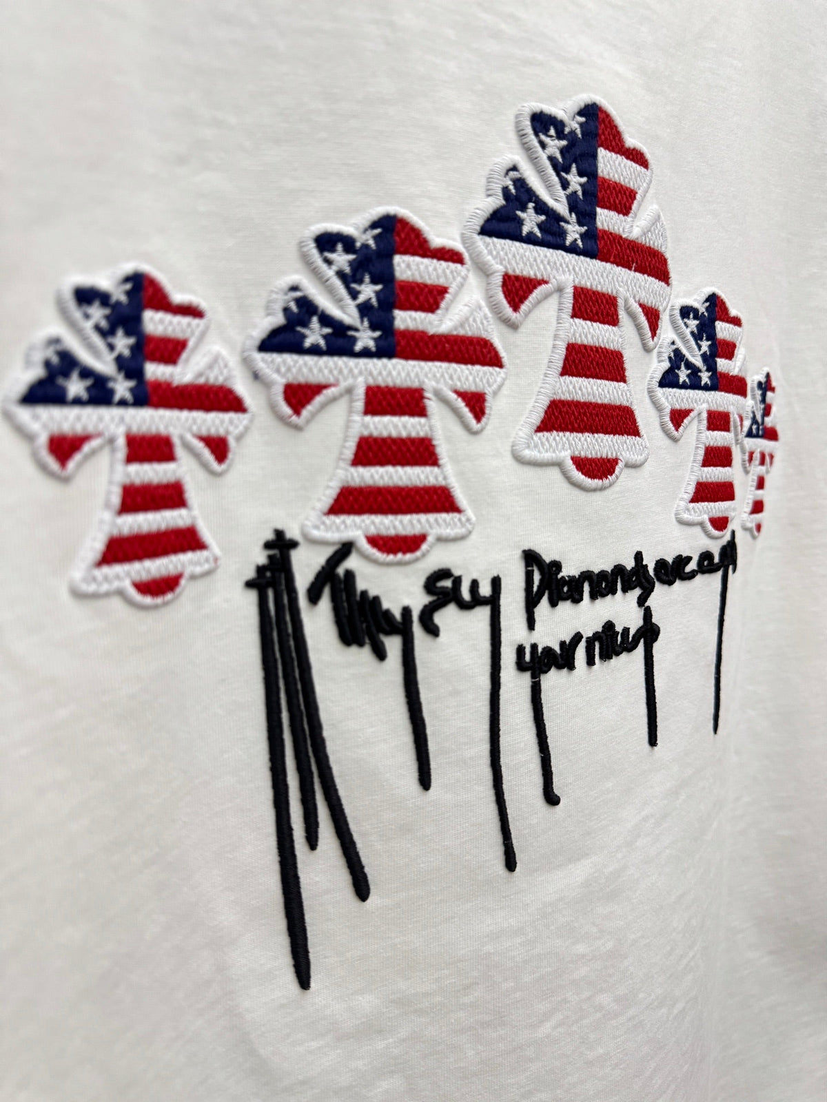 3D Hollow Embroidered Short Sleeve