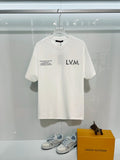 New front and rear blurred letter short sleeves