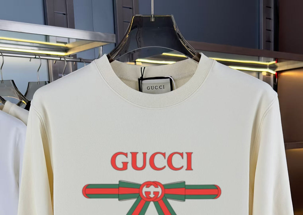 New printed bow sweatshirt