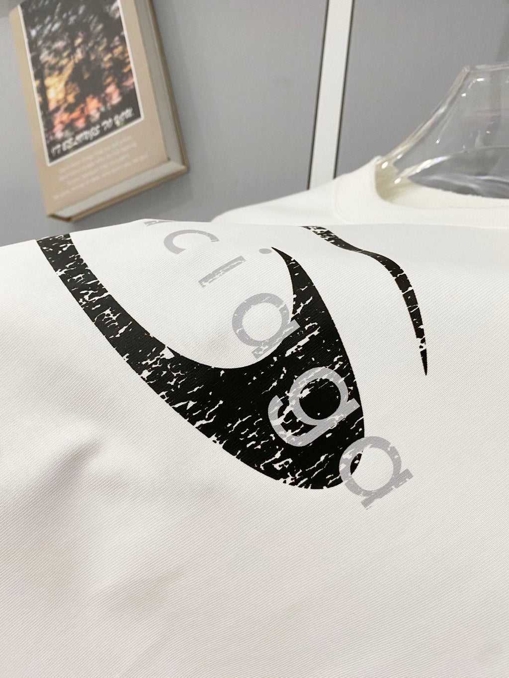 Classic letter printed pure cotton T-shirt