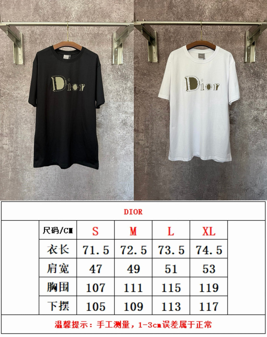 Short sleeved T-shirt with letter embroidery style