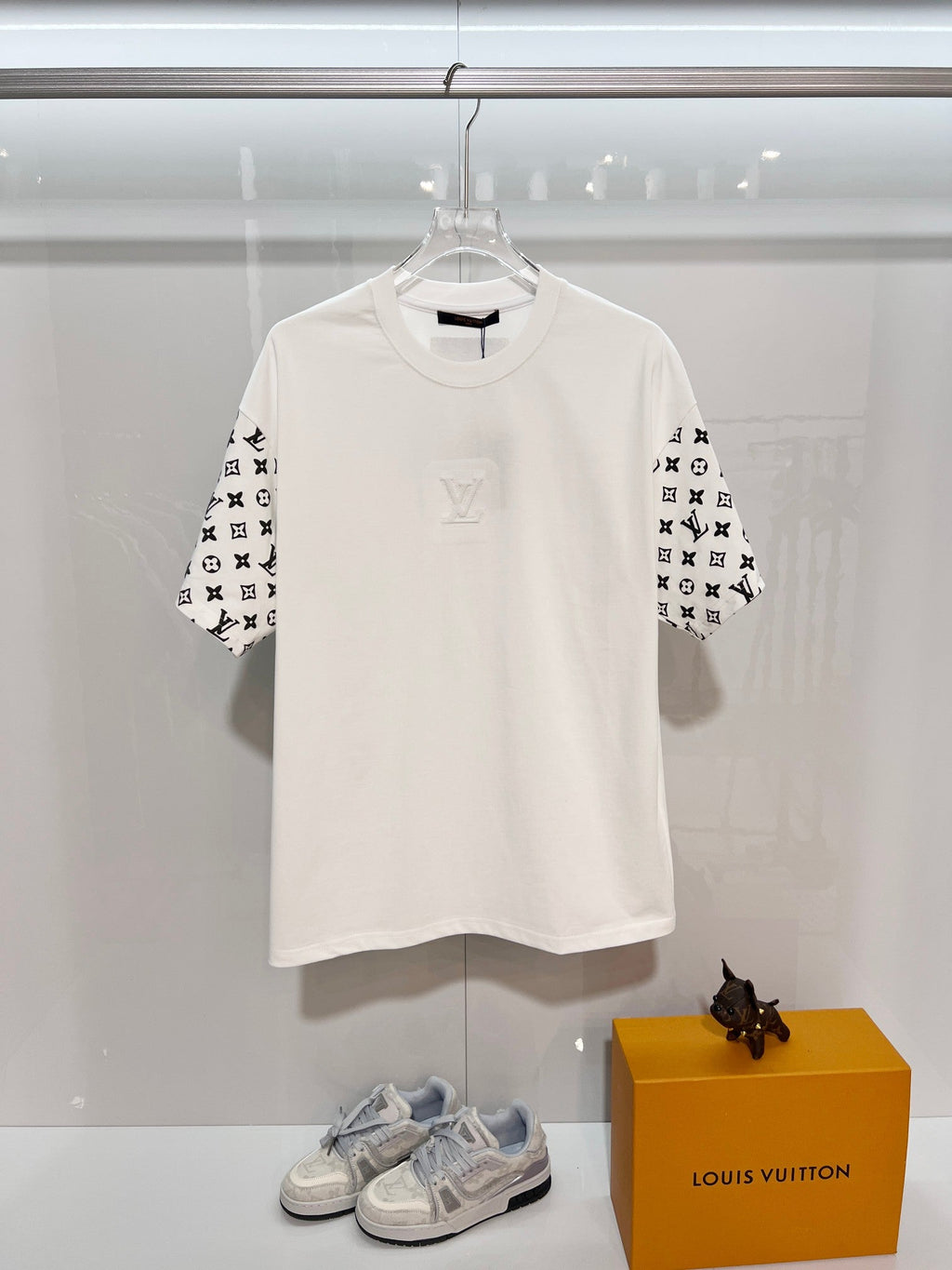 New sleeve plush foam presbyopia short sleeved shirt