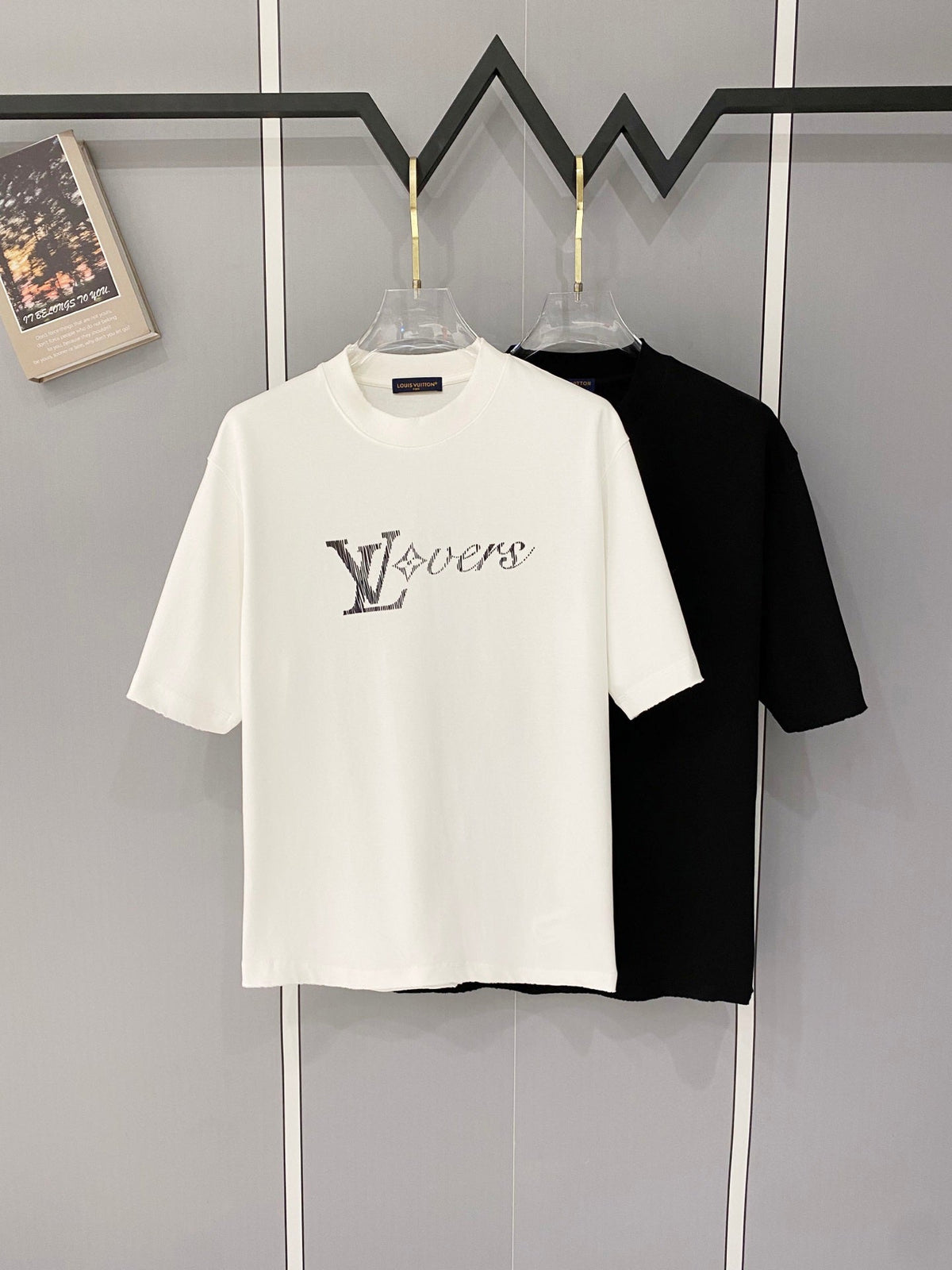 Classic letter printed pure cotton T-shirt -011