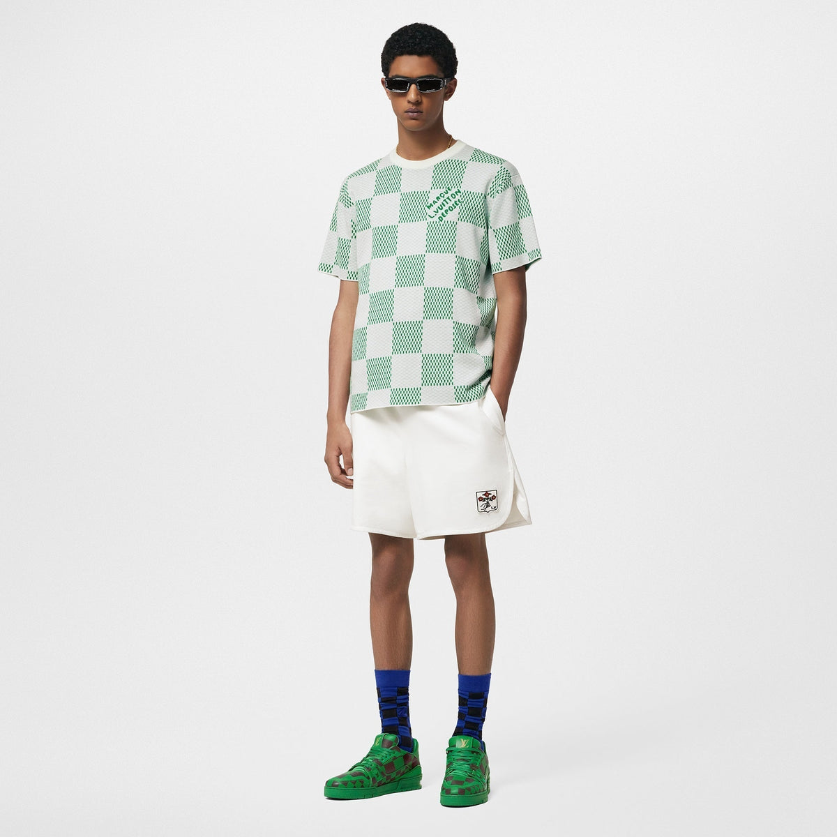 Lattice Design T Shirt