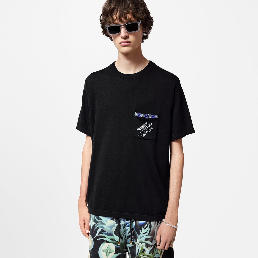 Embroidered Pockets T Shirt