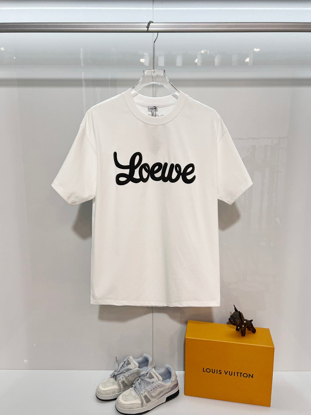 New foam letter short  shirt