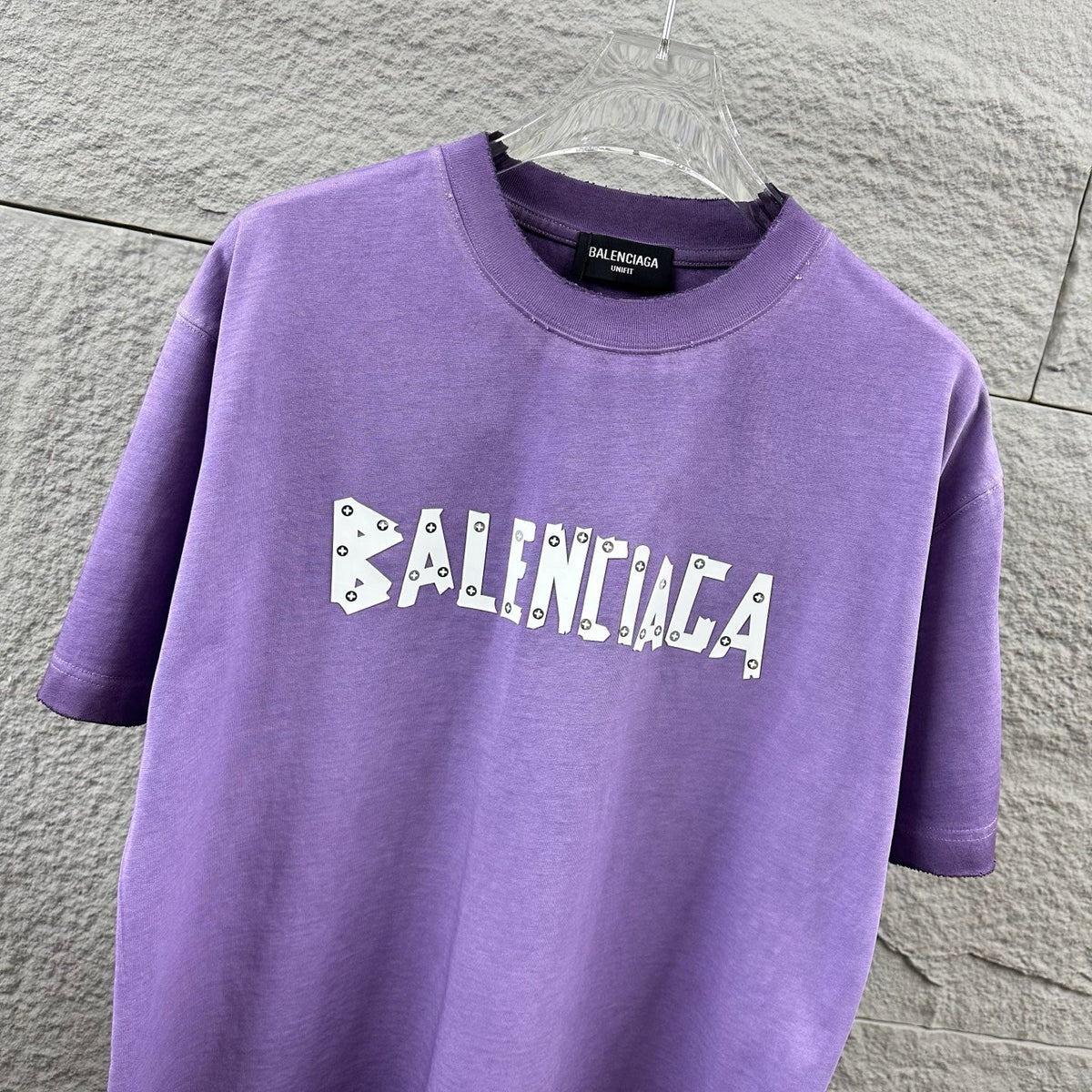 Hot stamping+hot drilling process pure cotton fabric short sleeved T-shirt for both men and women