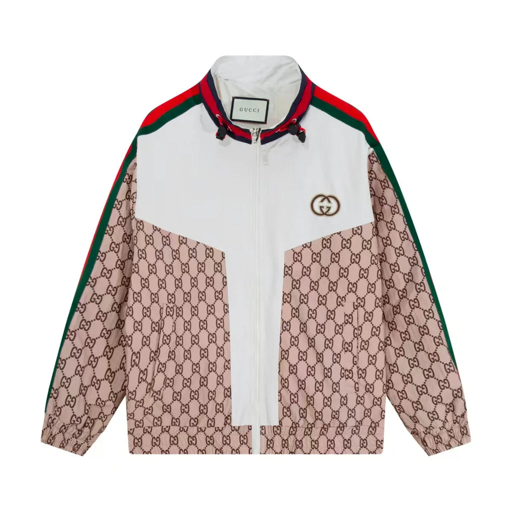 New splicing hooded jacket