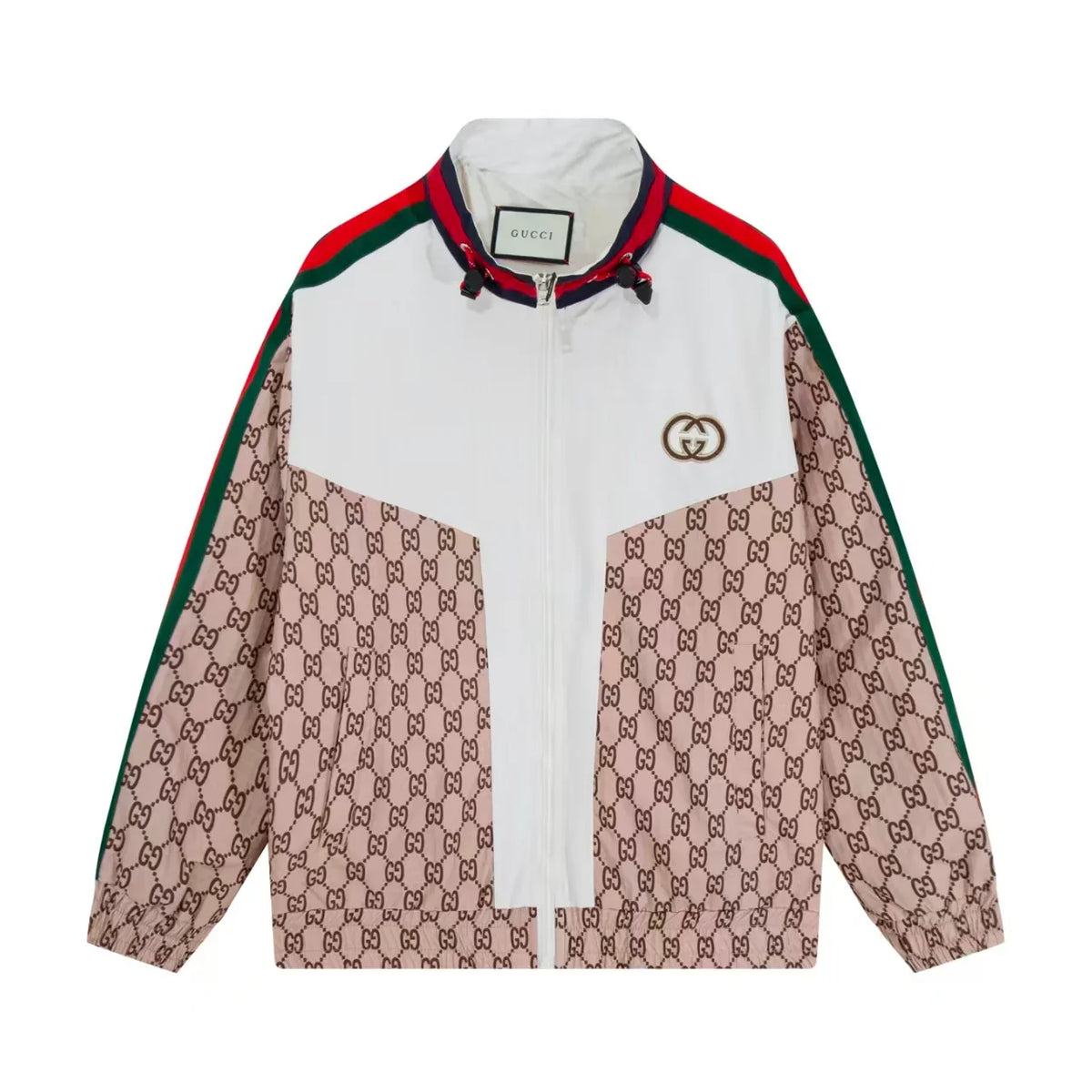New splicing hooded jacket