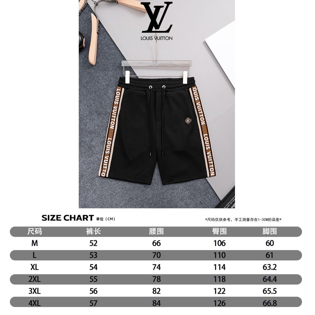Knitted embroidery logo shorts