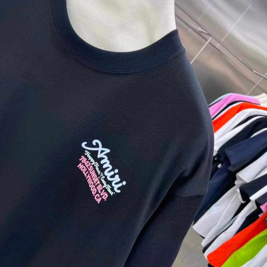 New printed short sleeved T-shirt