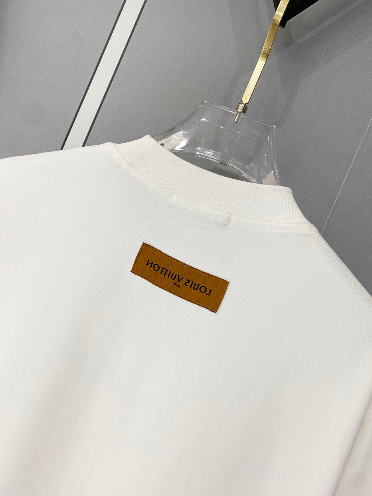 Classic letter printed pure cotton T-shirt -014